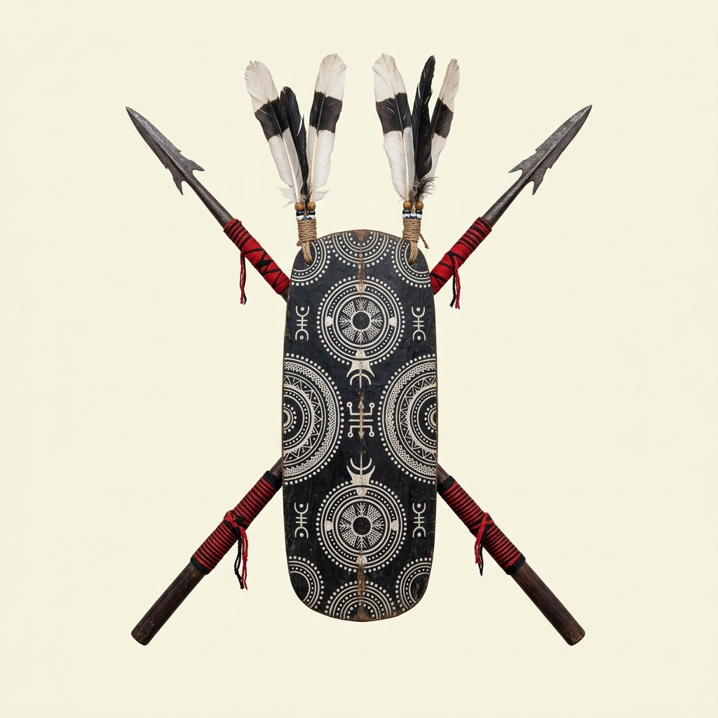 Naga Shield & Spears